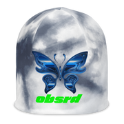 OBSRD METALLIC BUTTERFLY BEANIE