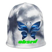 OBSRD METALLIC BUTTERFLY BEANIE