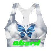 OBSRD METALLIC BUTTERFLY SPORTS BRA