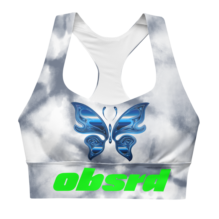 OBSRD METALLIC BUTTERFLY SPORTS BRA
