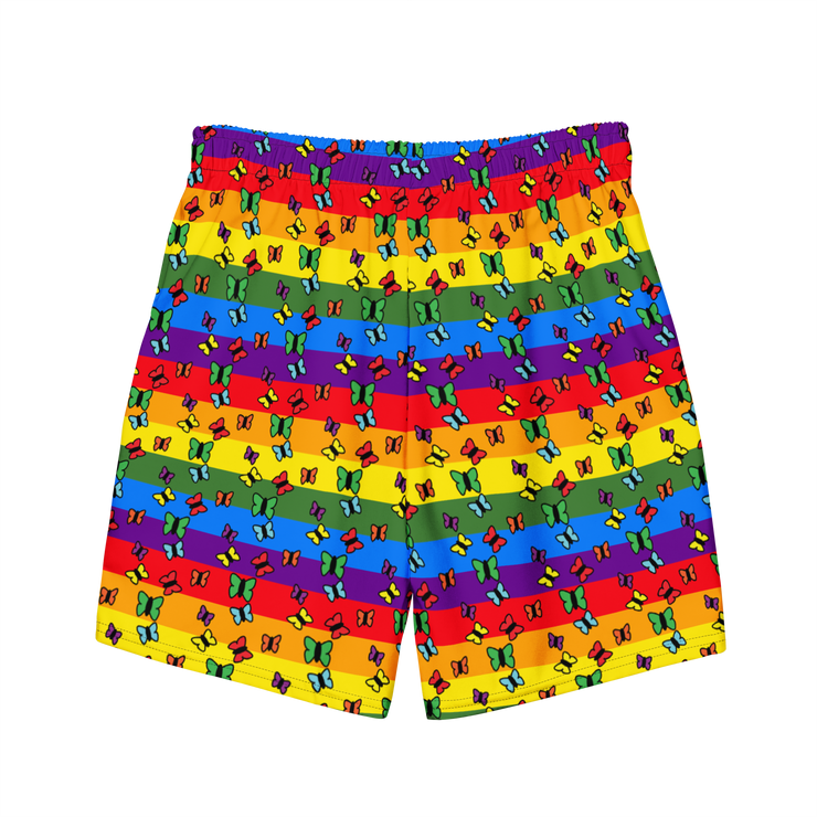 OBSRD PRIDE BUTTERFLIES SWIM TRUNKS