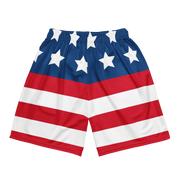 OBSRD STARS AND STRIPES MESH SHORTS