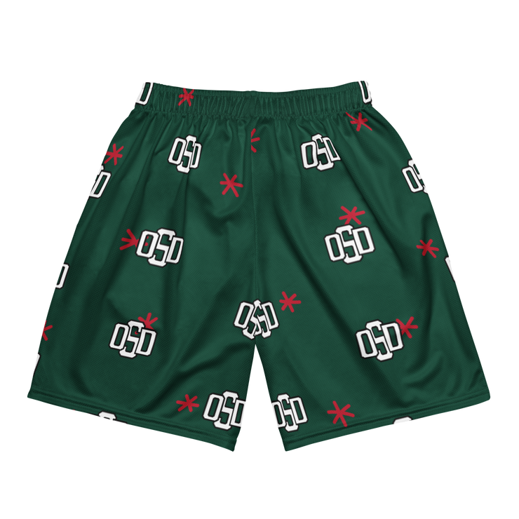 OBSRD OSD GREEN MESH SHORTS