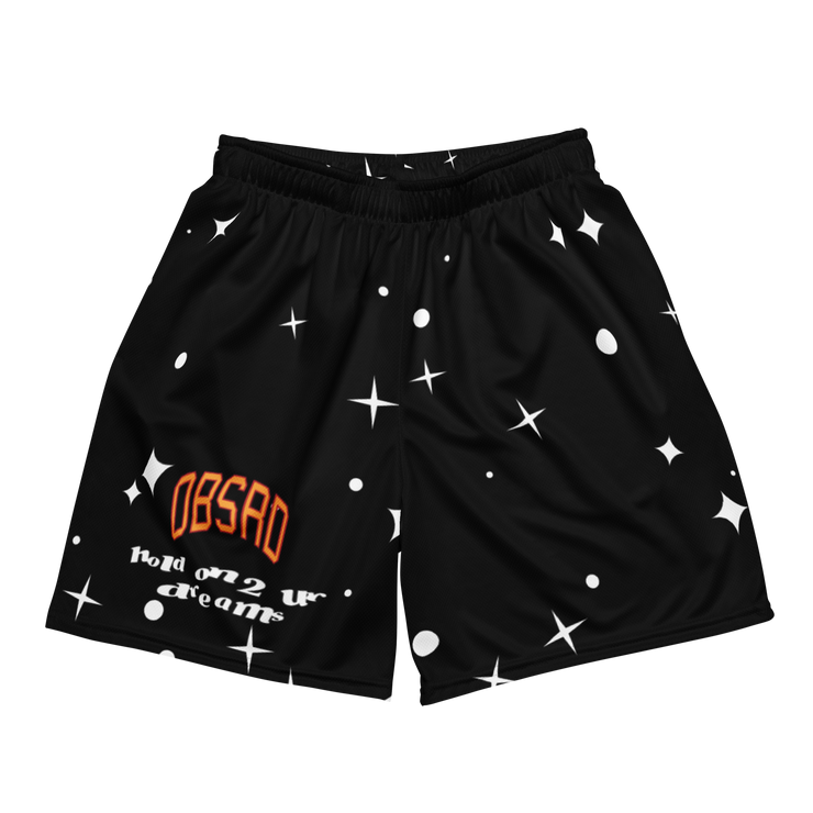 OBSRD HOLD ON 2 UR DREAMS MESH SHORTS