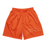OBSRD ORANGE MESH SHORTS