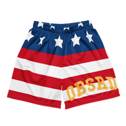 OBSRD STARS AND STRIPES MESH SHORTS