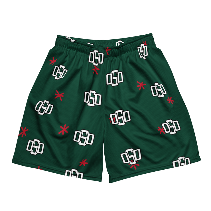 OBSRD OSD GREEN MESH SHORTS