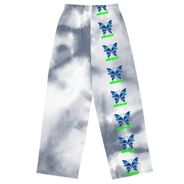 OBSRD METALLIC BUTTERFLY PANTS