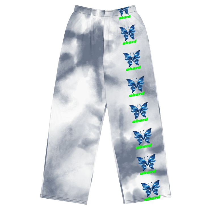 OBSRD METALLIC BUTTERFLY PANTS