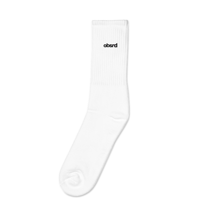 OBSRD EMBROIDERED SOCKS