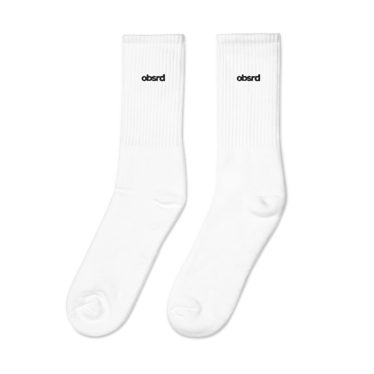 OBSRD EMBROIDERED SOCKS