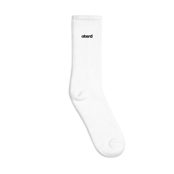 OBSRD EMBROIDERED SOCKS