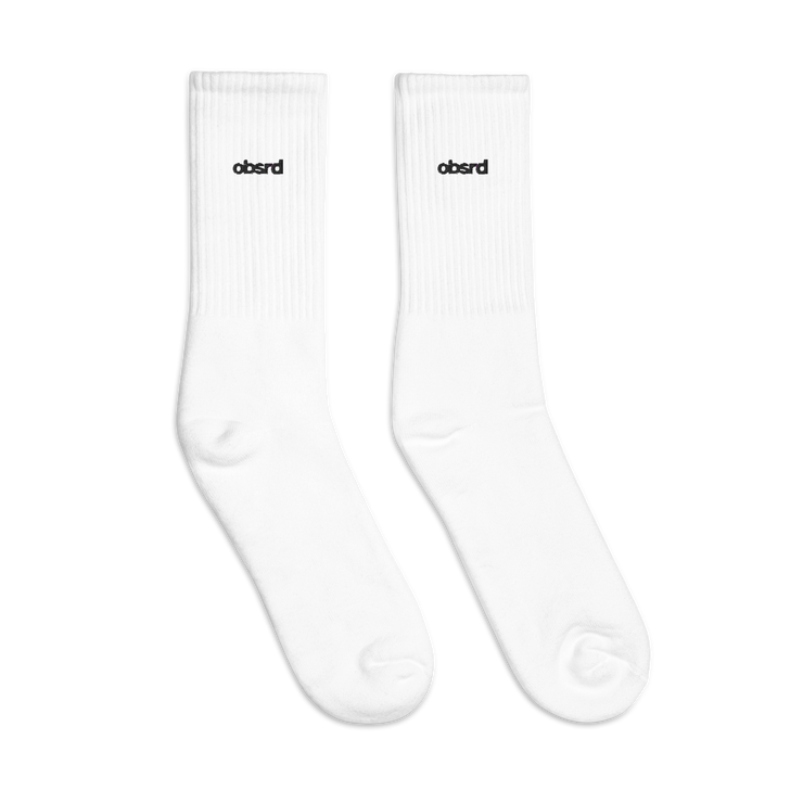 OBSRD EMBROIDERED SOCKS