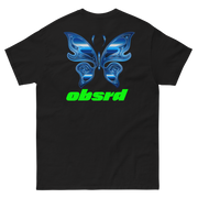 OBSRD METALLIC BUTTERFLY TEE