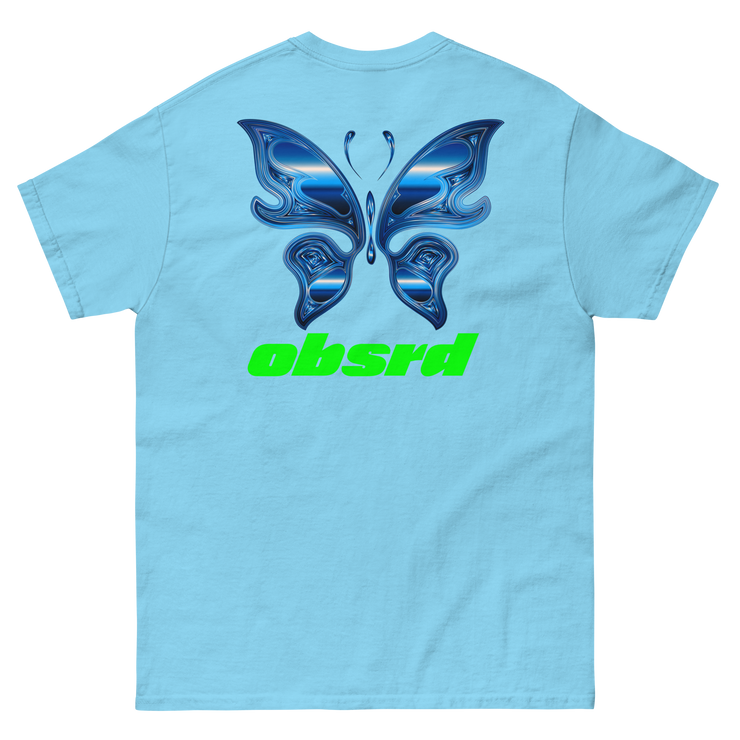 OBSRD METALLIC BUTTERFLY TEE